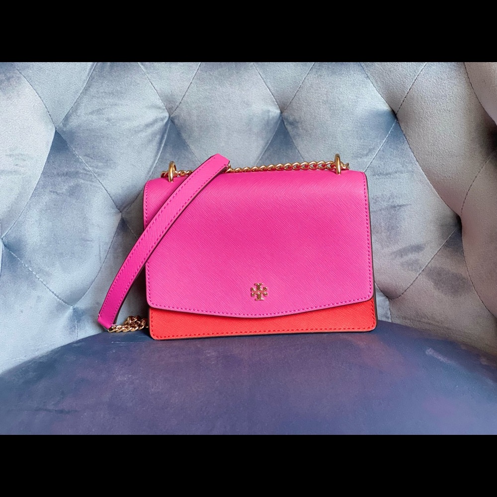 Pink Tory Burch Shoulder bag (gold chain)